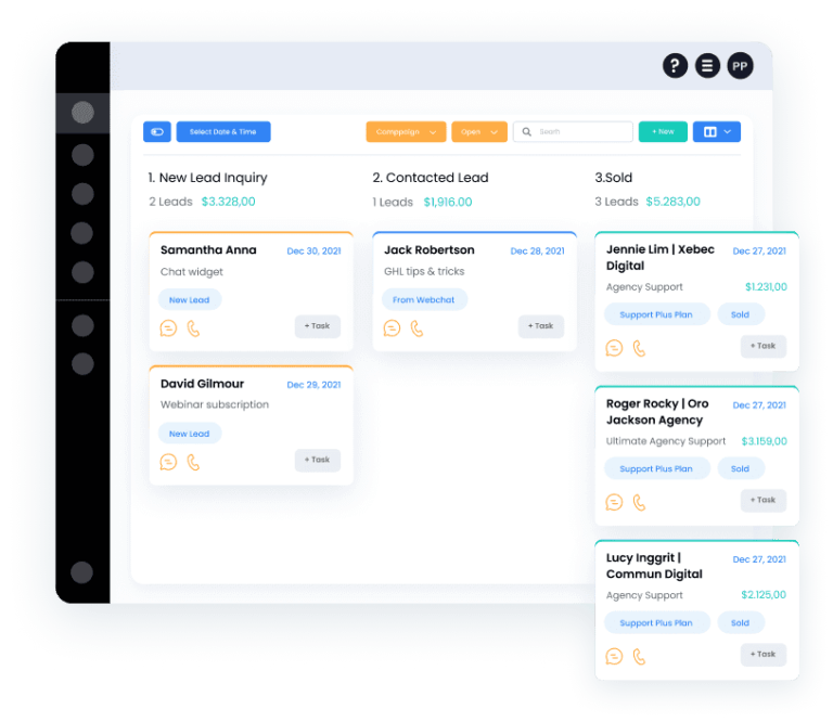 Sales Opportunities with Detailed Tracking